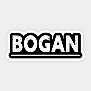 BOGAN Sticker